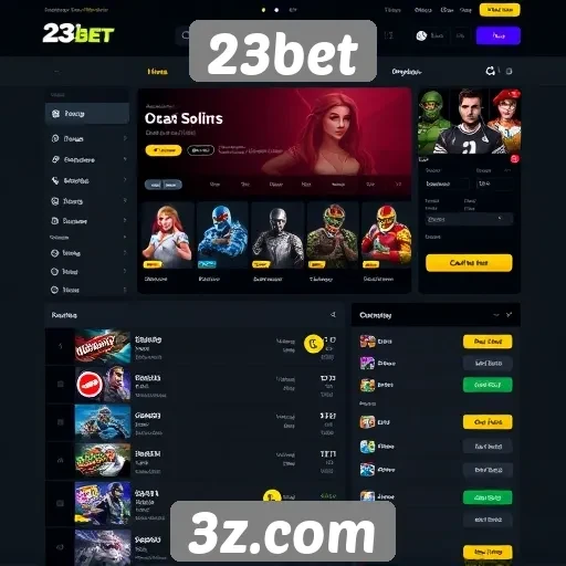 Avaliação da interface de usuário do 23bet